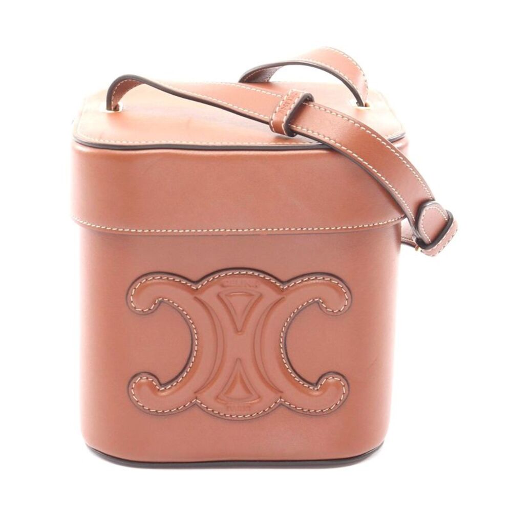 Celine Leather Medium Box Shoulder Bag
